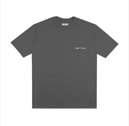 CAMISETA MASCULINA LOGO BÁSICO- MESCLA